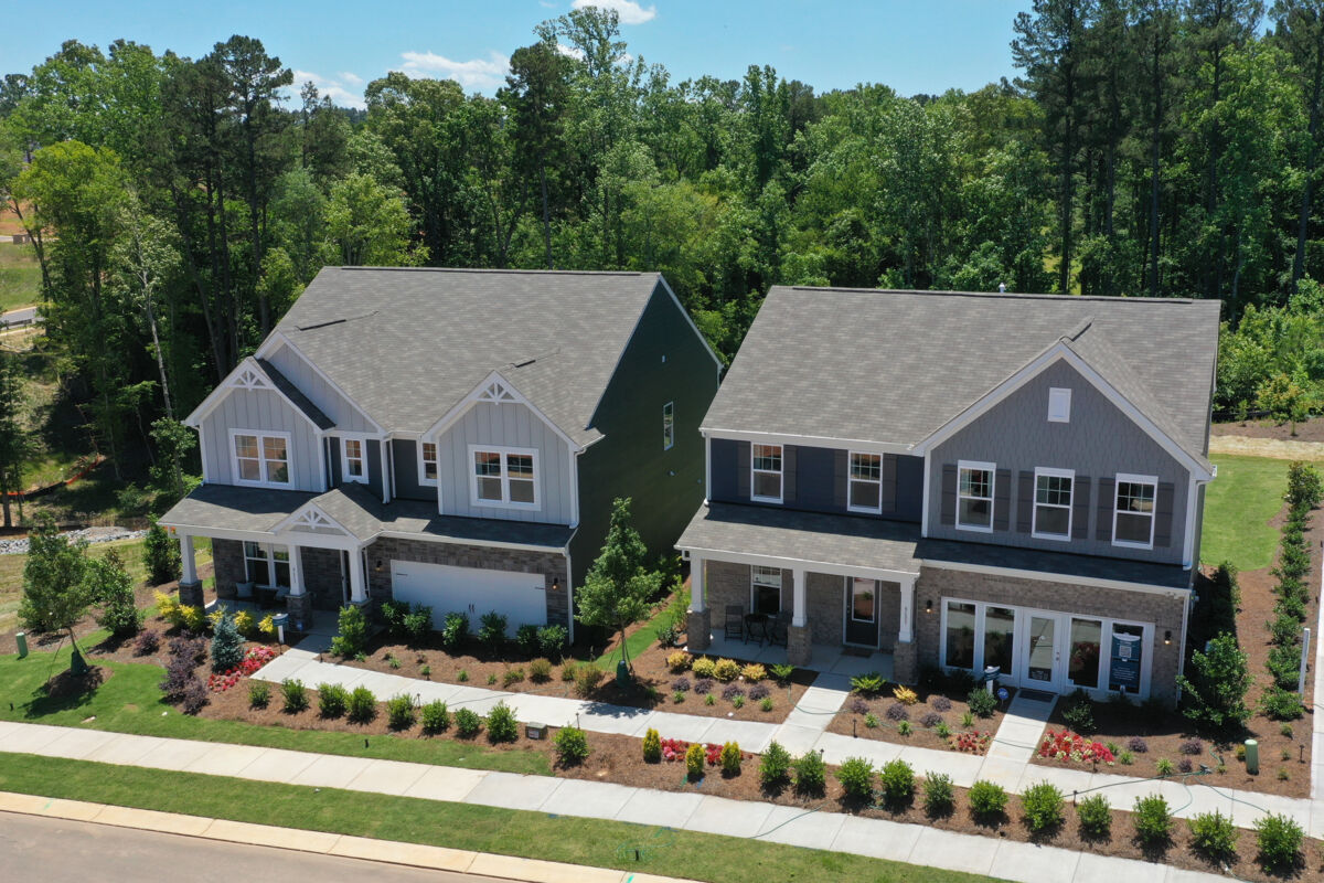 New construction home in Indian Trail, NC with craftsman details